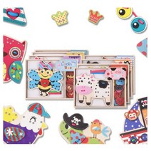 해피타운 8종 실꿰기놀이 원목교구, 꼬꼬닭