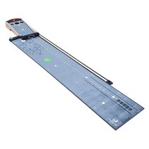 NEW 편백나무 하이브리드 골프 퍼팅연습기 퍼팅 매트, 그레이