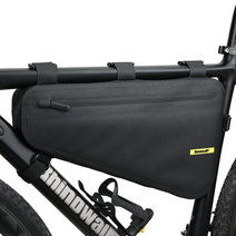 라이노워크 X20654 대용량 자전거 탑튜브 프레임 가방 국토종주용, 검정