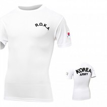 아미캠프 [아미캠프] 쿨드라이 로카 흰색 반팔 군용 티셔츠