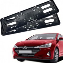 아반떼MD 현대모비스 비천공 번호판가드, 현대비천공1P앞번호판