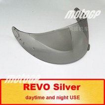 쇼웨이 헬멧 쇼에이 바이크 홍진 클래식 오토바이 Shoei GT-Air Gt Air2 Neotec CNS-1 TC- 5 용 헬멧 바, 13 Revo Silver