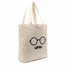 가방팝 로디스 MOUSTACHE ECO BAG HERRINGBONE 에코백