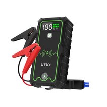 점프앤고 UTRAI 보조베터리 2000A 점프 스타터 휴대용 충전기 자동차 부스터 12 볼트 자동 시작 장치 비상 자동차 배터리 스타터, 2500A, CHINA