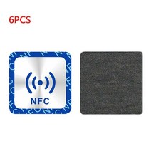 니버설 NFC Ntag213 태그 메탈 스티커 NTAG 213 메탈릭 배지 벨 6, [02] 1