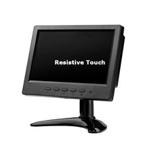 휴대용 모니터 7인치 터치 모니터/7 와이드 스크린 TFT Lcd 모니터/소형 휴대용 HDMI 1024x600 컬러, 02 Resistive Touch