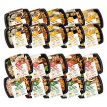 [군대리아세트] 다즐샵 식단관리 도시락 4주 식단 15종 20팩 (건강한10팩+맛있는5팩+가벼운5팩), 1세트