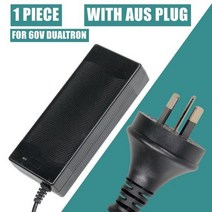듀얼트론 66.4V 1.75A AC/DC 리튬 이온 배터리 충전기 60V 듀얼트론 2 3 썬더 스파이더 이글 울트라 랩터 DT 전기 스쿠터용, 1 AUS CHARGER_CHINA