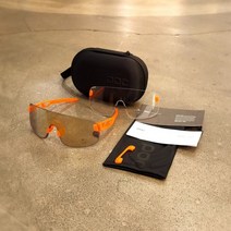 POC ELICIT 엘리싯 플로센트 오렌지 바이올렛/골드미러 렌즈 클리어렌즈 추가증정 런닝 라이딩 자전거 고글 선글라스