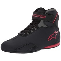 알파인스타스 남성용 Sektor Street 오토바이 신발, 6.5, Black/Grey/Red