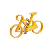 가벼운미니벨로 자전거 ZTTO 전기 자전거 키 체인 미니 ebike 부품 스포티 한 남자 그림 열쇠 고리 악세사, 04 1pcs gold