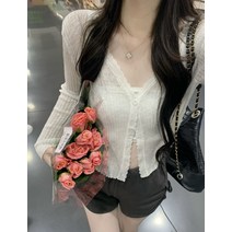 여름 필수 니트 자외선 차단 얇은 니트 코트 여