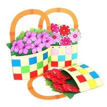 기타 바보사랑[미술샘]종이공예 꽃바구니, 3.진달래