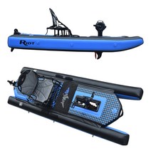 페달 낚시 보트 바다 레저 싱글 1인용 카약 피싱 배스