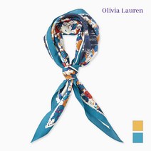 올리비아로렌 삼각형 꽃 스카프 VYCXFVF7411