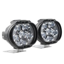 리튬 접이식 펫바이크 전동 출퇴근용 전기 자전거 9 LED 라이트 24V 36V 48V 60V 72V 15W 방수 오토바이 전, 02 2Pcs 6 lamp beads, 한개옵션1