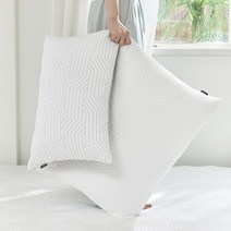 [파르페by알레르망] 쿨 냉감 베개커버+솜 (50x70), 50x70 (솜포함)/그레이, 그레이