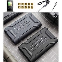 Sony Walkman NW-A55용HN A56HN A57HN A50 A55 A56 A57 미끄럼 방지 충격 방지 완전 보호 갑옷 케이스 커버, 검정