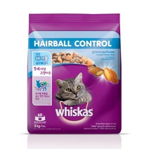 위스카스 헤어볼 닭고기 참치 3kg 고양이사료