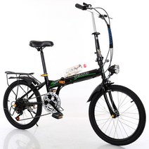 세계일주 접이식 자전거 150cm 90% 완조립 배송 기계식디스크브레이크 SK68, 블랙