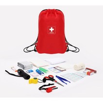 재난 재해 지진 사고 대비 비상용품 차량구비용 등산 낚시 야외활동 생존가방배낭 물품키트, 1개