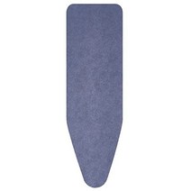 브라반티아 두꺼운 폼 및 펠트 패딩 다리미판 커버 사이즈 C(49 x 18인치) 데님 블루, Foam/Felt Padding_Size C (49 x