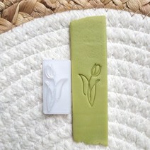 도예도구 도자기재료 도예재료부드러운 도자기 점토 폴리머 꽃 라인 스탬프 금형 DIY 수제 귀걸이 보석 돌, 02 B