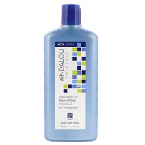 Andalou Naturals Argan Stem Cell Age 안달로우 내츄럴스 아르간 스템 셀 에이지 디파잉 샴푸 340ml 2팩, 2개