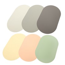 헬로우펫 실리콘 매트 식기 식탁 강아지 고양이 흘림방지, 매트-버터옐로우