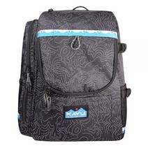 KAVU 카부 퍼시픽 림샷 백팩 백패킹 하이킹 등산 배낭 가방, One Size, Black Topo