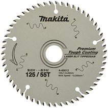마끼다 팁쏘 외경 125mm 날수 55 프리미엄 터프코팅 집성재 일반목재용 A-60012