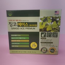 기억력혈행개선에 도움을주는 은행잎추출물 징코에이스 90캡슐 나토키나제함유