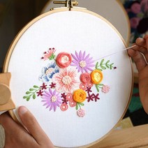 엔템 프랑스자수 십자수 펀치니들 스킬자수, 02)인어