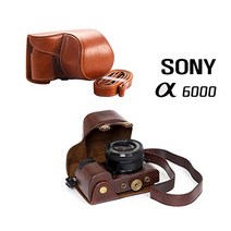 아이디스킨 소니 A6000 속사 가죽 케이스, 1개, 카멜