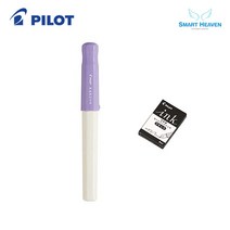 파이롯트 카쿠노 만년필 + 카트리지 5p 세트, EF, SV(만년필), 블랙(카트리지)