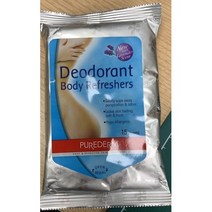 퓨어덤 데오도란트 티슈 15p, 20팩