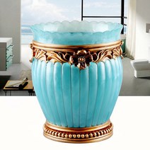 북유럽 휴지통 가정용 골드 엔틱 쓰레기통 거실 침실 호텔 까페 인테리어, G(뚜껑 없는)