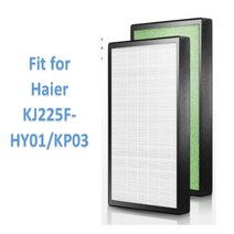 호환 Aier 공기 청정기 KJ225F-HY01/KP03 필터 활성 탄소 HEPA 345x260x45mm, [01] Filter