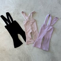 아이마이미 레이스멜빵나팔팬츠