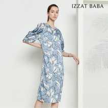 (정품)(아이잗바바) 홀 숄더 패턴 원피스 BM5A0OP33