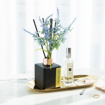 오투원 디퓨저 150ML 조화 추가 옵션, 대리석트레이(검은색)