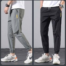 남성 여름용 작업바지 초경량 작업복 쿨링 아이스 블랙 프리