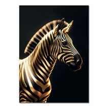 부엉이그림 복들어오는 풍수 추상 블랙 골드 동물 캔버스 올빼미 호랑이 사자 늑대 독수리 얼룩말 불 방 홈 장식 벽 예술 사진, 79.40x60CM Unframed - D