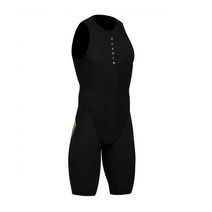 쿠션퍼프 ALCUIN-남성용 민소매 스킨 슈트 철인 3 종 경기 사이클링 저지 의류 고프로 mtb mujer 러닝 의류, 34.4 - M