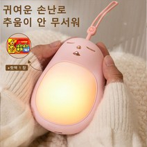 Ryusei 귀여운 유니콘 전기 손난로 USB 충전식 휴대용 겨울용 전기 핫팩 5012, 흰배, 1, 핑크