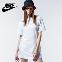 나이키 원피스 반팔 롱티셔츠 화이트