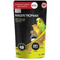 앵무새 먹이 모이 카나리아 및 핀치새를 위한 Hagen 새 분양 유황 회색 모란 앵무, 6.53온스