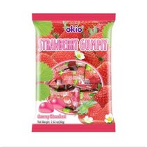 오키오 스트로베리 구미 츄잉캔디, 80g, 4개