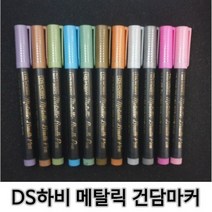 DS하비 건담마커 붓타입 메탈릭 베이직 컬러 지우개펜, 15 팬텀 그레이