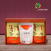 자연트리 1호 선물세트 생생대추 슬라이스 40gX2개+대추차 30gX1개, 1개
